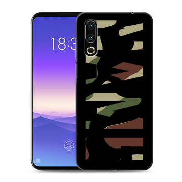 Пластиковый чехол на Meizu 16s с принтом NAME