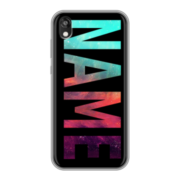 Силиконовый чехол на Huawei Honor 8s с принтом NAME