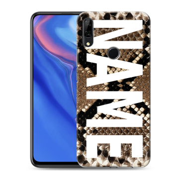 Силиконовый противоударный чехол на Huawei P Smart Z с принтом NAME