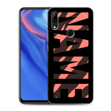 Силиконовый противоударный чехол на Huawei P Smart Z с принтом NAME