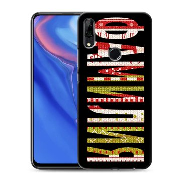 Силиконовый противоударный чехол на Huawei P Smart Z с принтом ФАМИЛИЯ