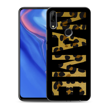 Силиконовый противоударный чехол на Huawei P Smart Z с принтом NAME