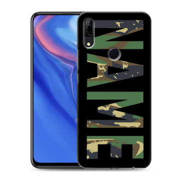 Силиконовый противоударный чехол на Huawei P Smart Z с принтом NAME