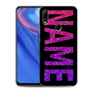 Силиконовый противоударный чехол на Huawei P Smart Z с принтом NAME