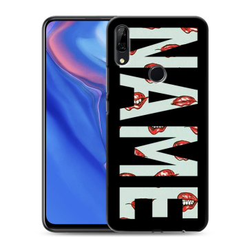 Силиконовый противоударный чехол на Huawei P Smart Z с принтом NAME