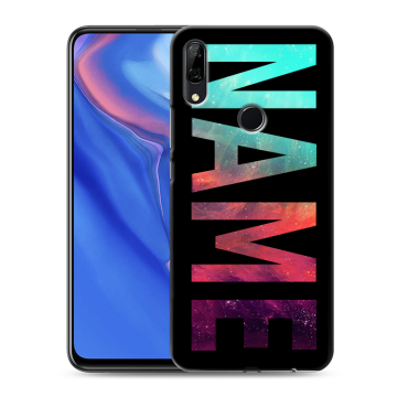 Силиконовый противоударный чехол на Huawei P Smart Z с принтом NAME