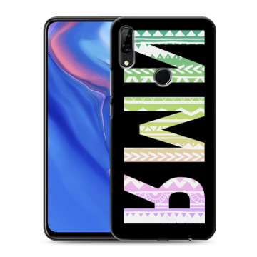 Силиконовый противоударный чехол на Huawei P Smart Z с принтом ИМЯ