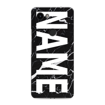 Пластиковый чехол на Google Pixel 3a с принтом NAME