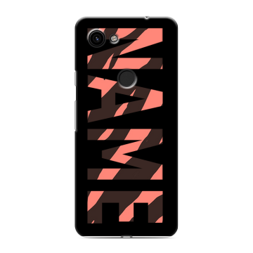 Пластиковый чехол на Google Pixel 3a с принтом NAME