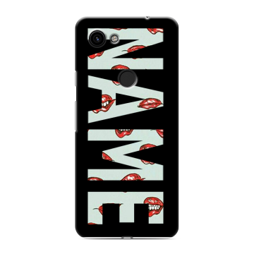 Пластиковый чехол на Google Pixel 3a с принтом NAME