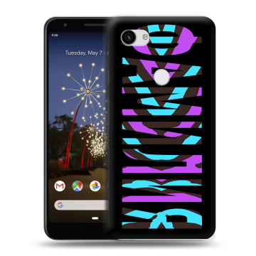 Пластиковый чехол на Google Pixel 3a XL с принтом ФАМИЛИЯ