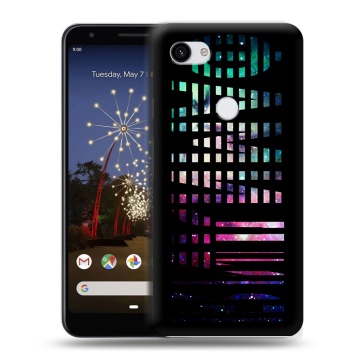 Пластиковый чехол на Google Pixel 3a XL с принтом ФАМИЛИЯ