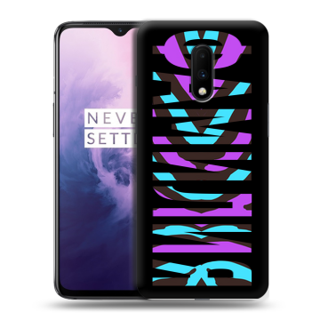 Силиконовый чехол на OnePlus 7 с принтом ФАМИЛИЯ