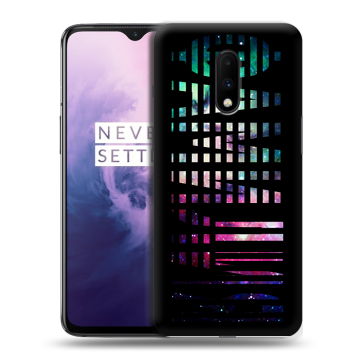 Силиконовый чехол на OnePlus 7 с принтом ФАМИЛИЯ