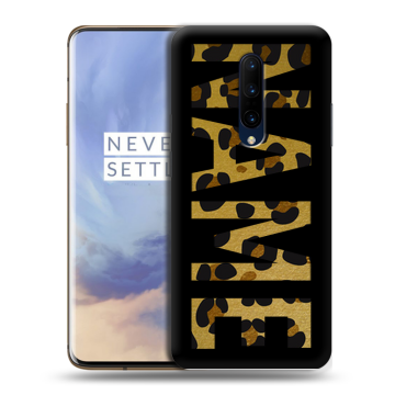Силиконовый чехол на OnePlus 7 Pro с принтом NAME