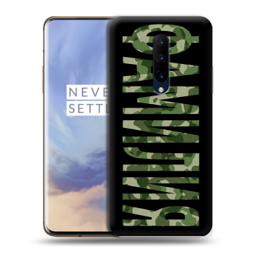 Силиконовый чехол на OnePlus 7 Pro с принтом ФАМИЛИЯ