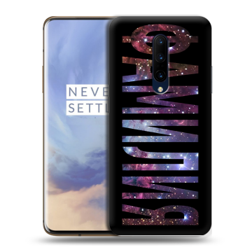 Силиконовый чехол на OnePlus 7 Pro с принтом ФАМИЛИЯ