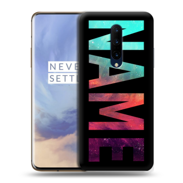 Силиконовый чехол на OnePlus 7 Pro с принтом NAME