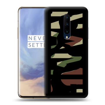 Силиконовый чехол на OnePlus 7 Pro с принтом NAME