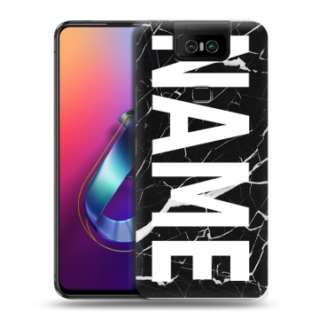 Пластиковый чехол на ASUS ZenFone 6 ZS630KL с принтом NAME