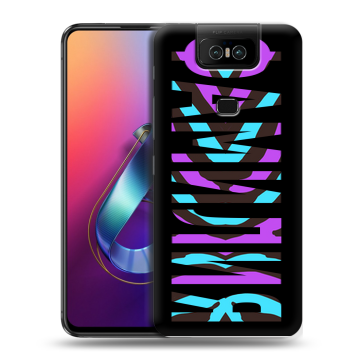 Пластиковый чехол на ASUS ZenFone 6 ZS630KL с принтом ФАМИЛИЯ