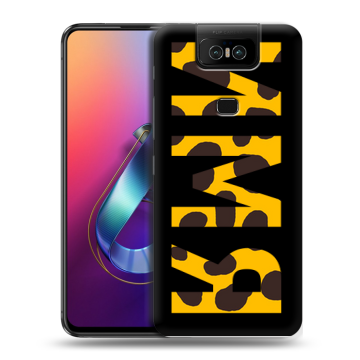 Пластиковый чехол на ASUS ZenFone 6 ZS630KL с принтом ИМЯ