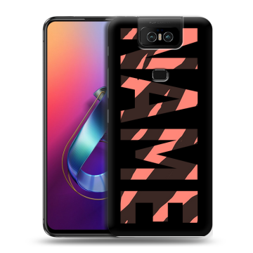 Пластиковый чехол на ASUS ZenFone 6 ZS630KL с принтом NAME