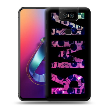 Пластиковый чехол на ASUS ZenFone 6 ZS630KL с принтом ИМЯ