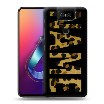 Пластиковый чехол на ASUS ZenFone 6 ZS630KL с принтом NAME