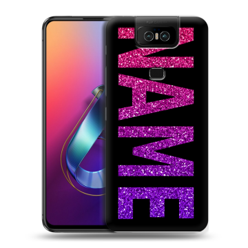 Пластиковый чехол на ASUS ZenFone 6 ZS630KL с принтом NAME