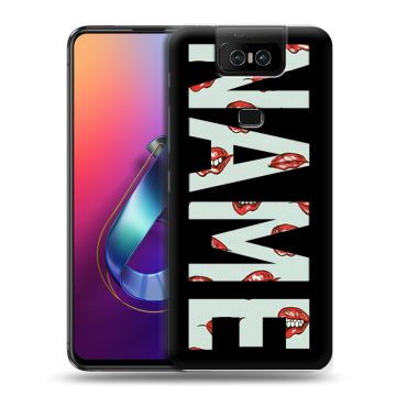 Пластиковый чехол на ASUS ZenFone 6 ZS630KL с принтом NAME