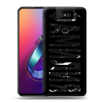 Пластиковый чехол на ASUS ZenFone 6 ZS630KL с принтом ФАМИЛИЯ