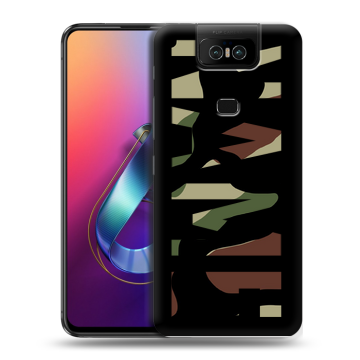 Пластиковый чехол на ASUS ZenFone 6 ZS630KL с принтом NAME