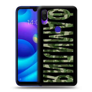 Силиконовый противоударный чехол на Xiaomi Mi Play с принтом ФАМИЛИЯ