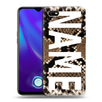 Силиконовый противоударный чехол на OPPO A1k с принтом NAME