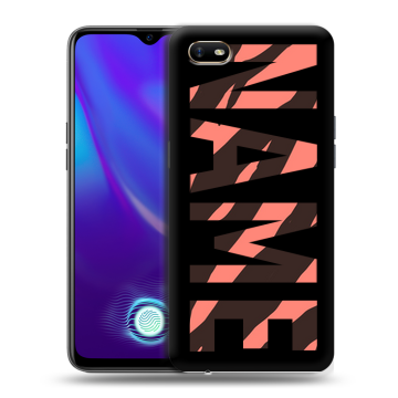 Силиконовый противоударный чехол на OPPO A1k с принтом NAME
