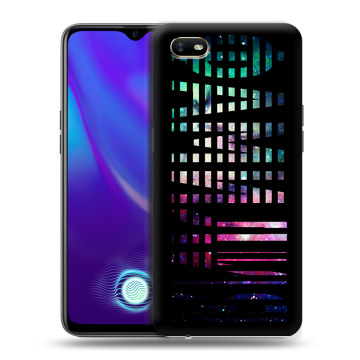 Силиконовый противоударный чехол на OPPO A1k с принтом ФАМИЛИЯ