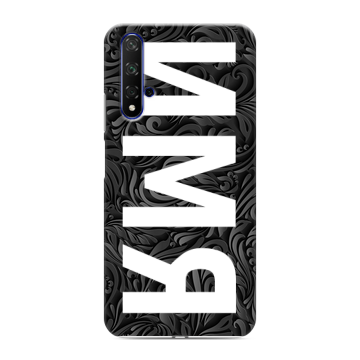 Силиконовый чехол на Huawei Honor 20 с принтом ИМЯ