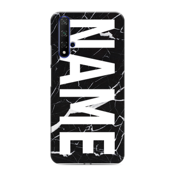 Силиконовый чехол на Huawei Honor 20 с принтом NAME