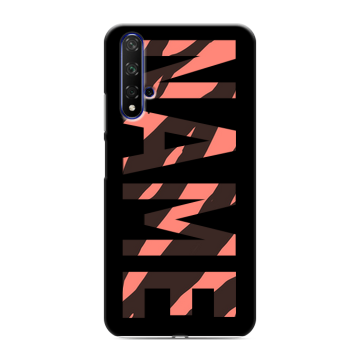 Силиконовый чехол на Huawei Honor 20 с принтом NAME