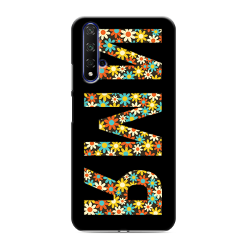 Силиконовый чехол на Huawei Honor 20 с принтом ИМЯ