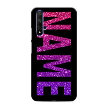 Силиконовый чехол на Huawei Honor 20 с принтом NAME
