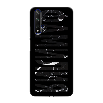 Силиконовый чехол на Huawei Honor 20 с принтом ФАМИЛИЯ