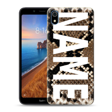 Силиконовый чехол на Xiaomi RedMi 7A с принтом NAME
