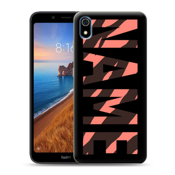 Силиконовый чехол на Xiaomi RedMi 7A с принтом NAME