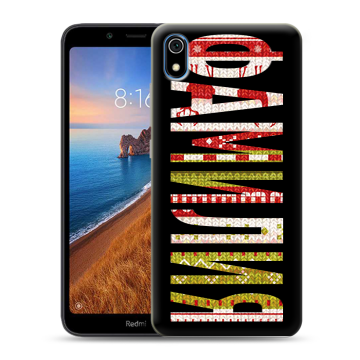 Силиконовый чехол на Xiaomi RedMi 7A с принтом ФАМИЛИЯ