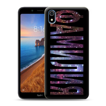 Силиконовый чехол на Xiaomi RedMi 7A с принтом ФАМИЛИЯ