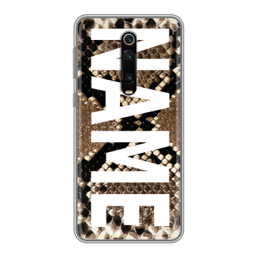 Силиконовый чехол на Xiaomi RedMi K20 с принтом NAME