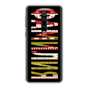 Силиконовый чехол на Xiaomi RedMi K20 с принтом ФАМИЛИЯ