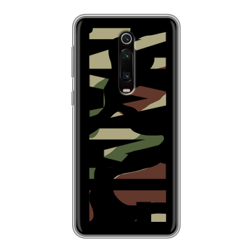 Силиконовый чехол на Xiaomi RedMi K20 с принтом NAME